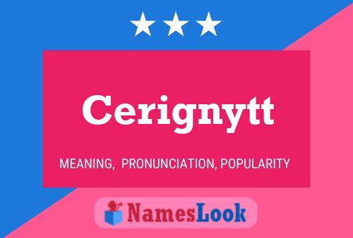 Cerignytt Name Poster