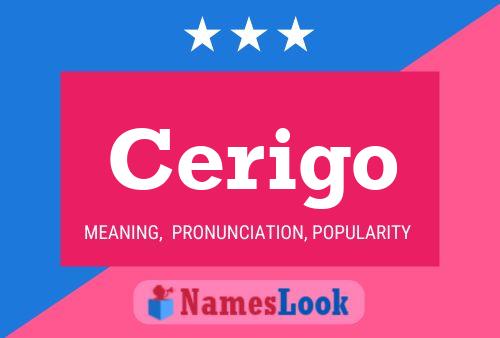 Cerigo Name Poster