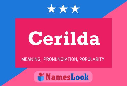 Cerilda Name Poster