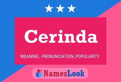 Cerinda Name Poster