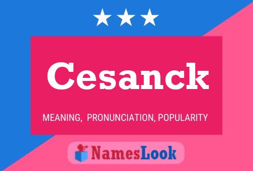 Cesanck Name Poster