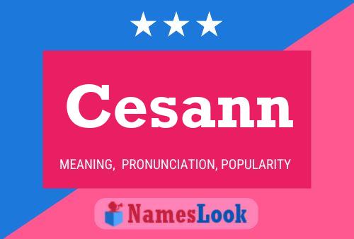 Cesann Name Poster