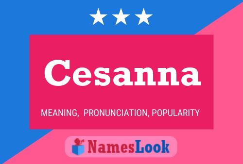 Cesanna Name Poster