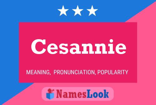 Cesannie Name Poster