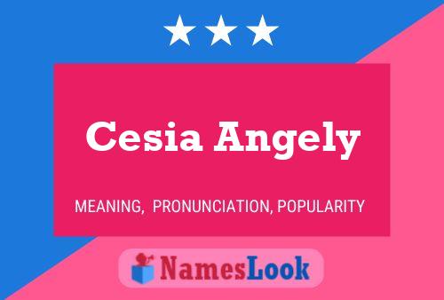 Cesia Angely Name Poster