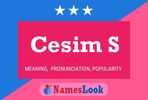 Cesim S Name Poster