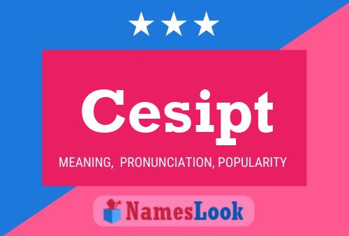 Cesipt Name Poster