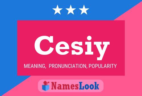 Cesiy Name Poster