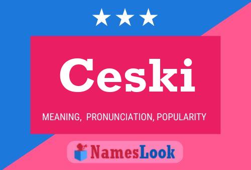 Ceski Name Poster