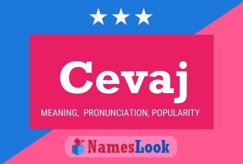 Cevaj Name Poster