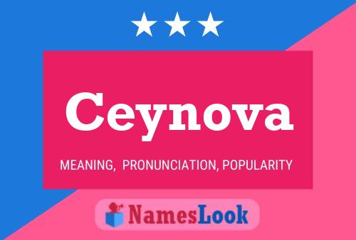 Ceynova Name Poster