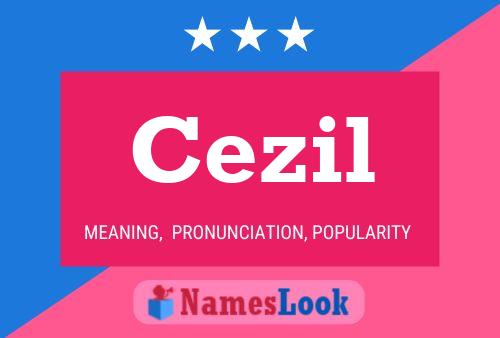 Cezil Name Poster