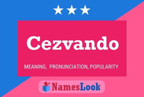 Cezvando Name Poster