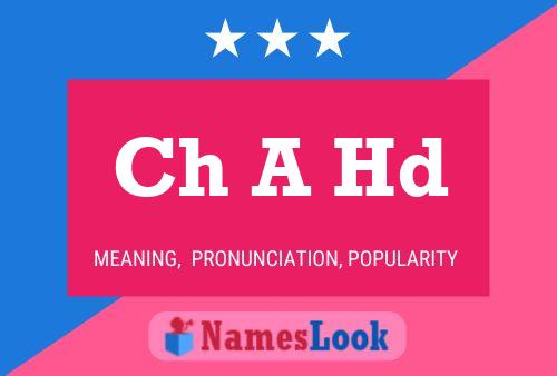 Ch A Hd Name Poster