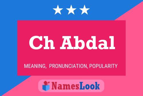 Ch Abdal Name Poster