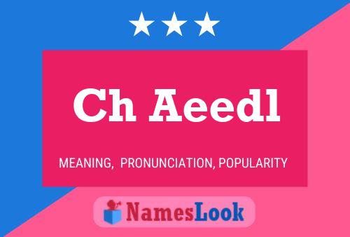 Ch Aeedl Name Poster