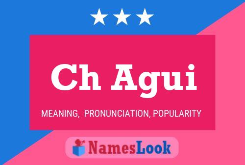 Ch Agui Name Poster