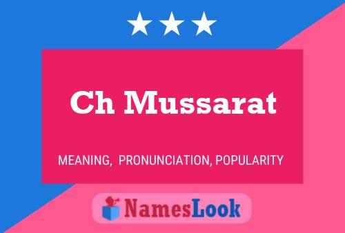 Ch Mussarat Name Poster