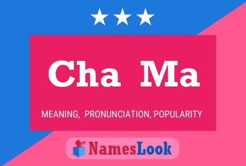 Cha  Ma Name Poster