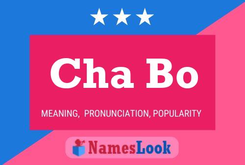 Cha Bo Name Poster