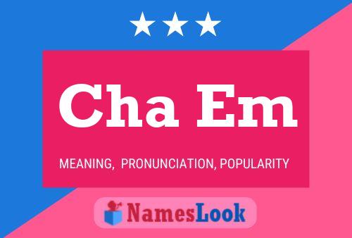 Cha Em Name Poster