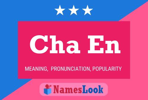 Cha En Name Poster