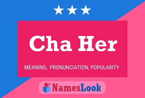 Cha Her Name Poster