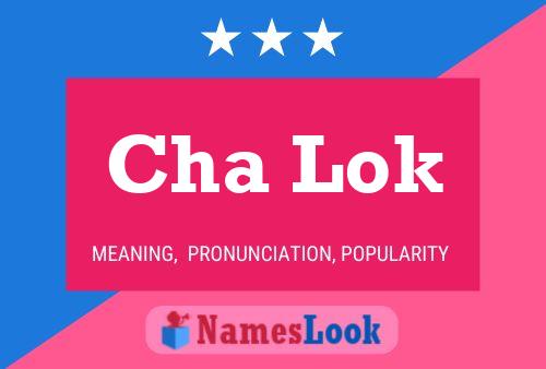 Cha Lok Name Poster