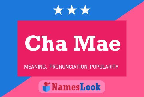 Cha Mae Name Poster