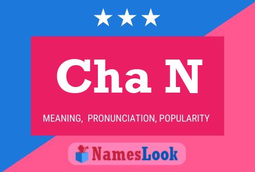 Cha N Name Poster