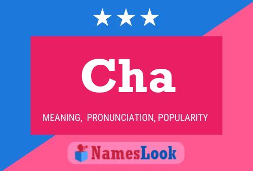 Cha Name Poster