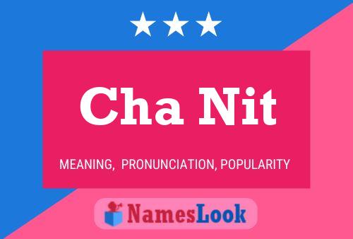 Cha Nit Name Poster