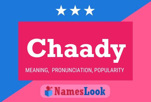 Chaady Name Poster