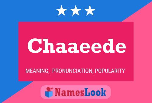 Chaaeede Name Poster