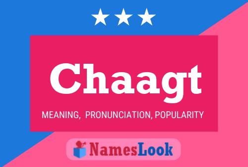 Chaagt Name Poster