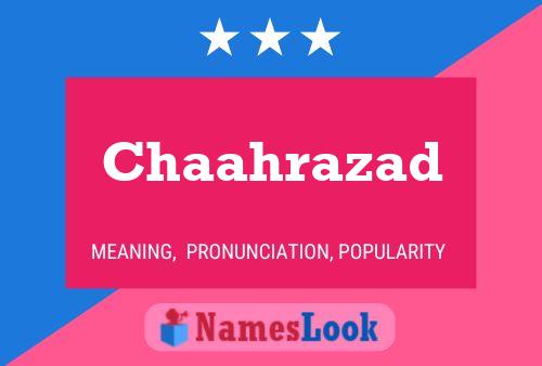 Chaahrazad Name Poster