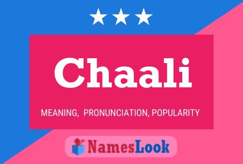 Chaali Name Poster