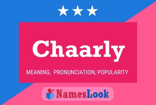 Chaarly Name Poster