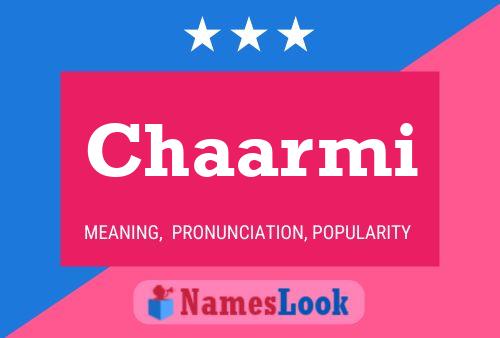 Chaarmi Name Poster