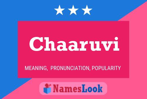 Chaaruvi Name Poster