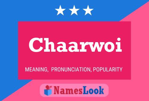 Chaarwoi Name Poster