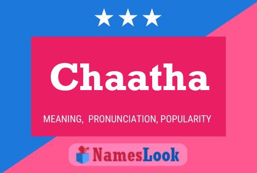 Chaatha Name Poster