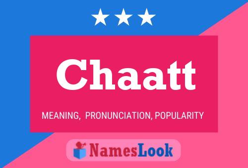 Chaatt Name Poster