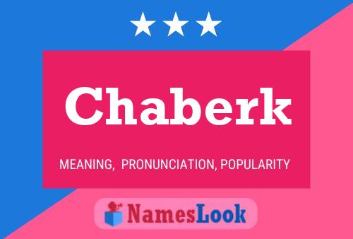 Chaberk Name Poster