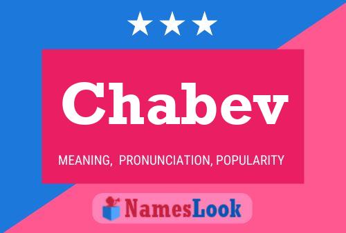 Chabev Name Poster