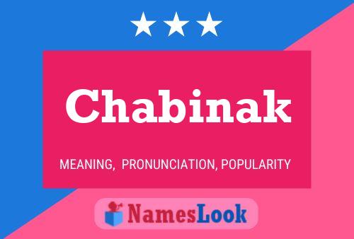 Chabinak Name Poster