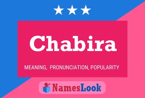 Chabira Name Poster