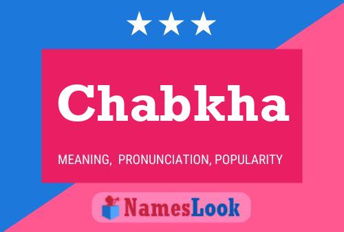 Chabkha Name Poster