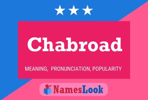 Chabroad Name Poster