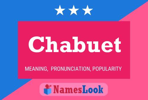 Chabuet Name Poster